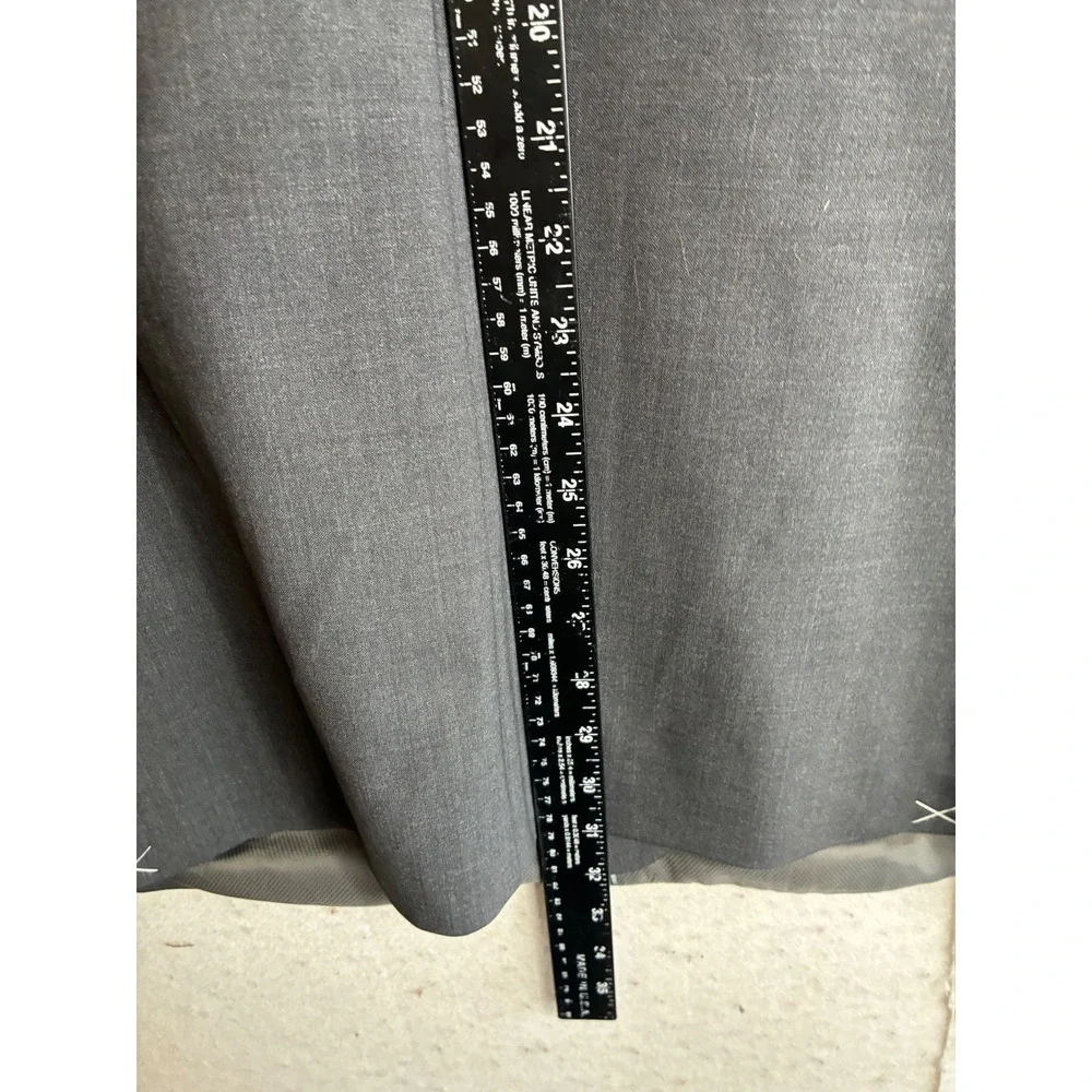 NWT Bar III Mens Slim Fit Power Stretch Suit Jacket Charcoal Gray Wool Blend 46R